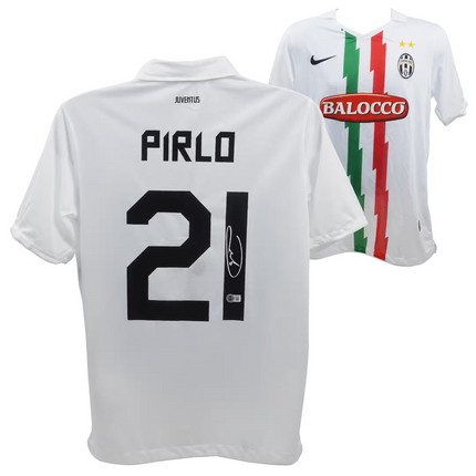 Andrea Pirlo #21 Juventus 11/12 Third Signed Jersey (Beckett COA)