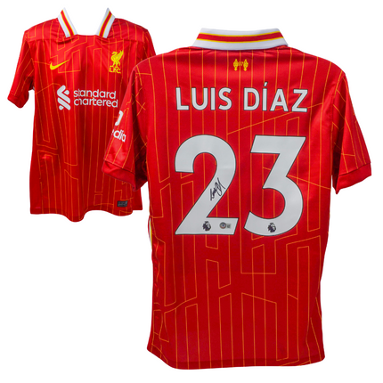 Luis Diaz #23 Liverpool 24/25 Home Signed Jersey (Beckett COA)