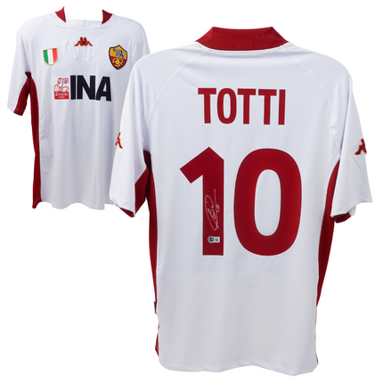 Francesco Totti #10 Roma 02/03 Away Jersey (Beckett COA)