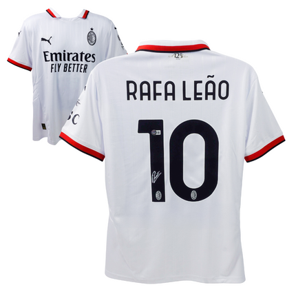 Rafael Leao #10 AC Milan 24/25 Away Signed Jersey (Beckett COA)