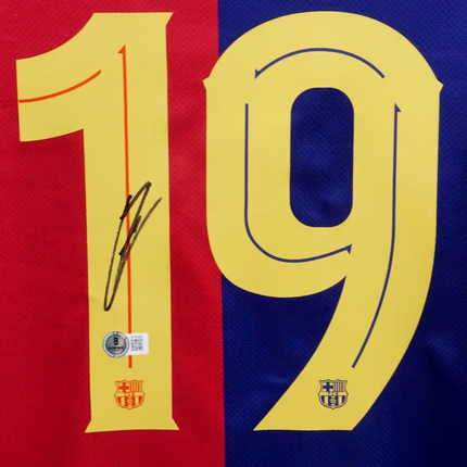 Lamine Yamal #19 Barcelona 24/25 Home Signed Jersey (Beckett COA)