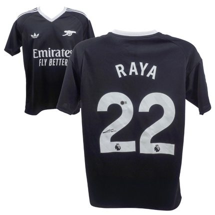 David Raya #22 Arsenal 24/25 Home GK Signed Jersey (Beckett COA)