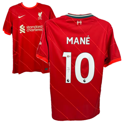 Sadio Mane #10 Liverpool 21/22 Home Signed Jersey (Beckett COA)