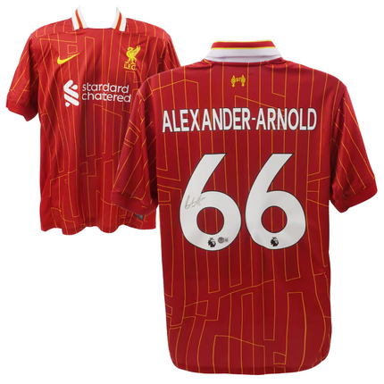 Trent Alexander-Arnold #66 Liverpool 24/25 Home Signed Jersey (Beckett COA)