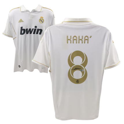 Ricardo Kaka #8 Real Madrid 11/12 Home Signed Jersey (Beckett COA)