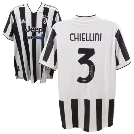 Giorgio Chiellini Juventus 21/22 Home Signed Jersey (PSA COA)