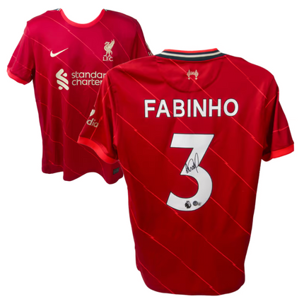 Fabinho Tavares #3 Liverpool 21/22 Home Signed Jersey (Beckett COA)