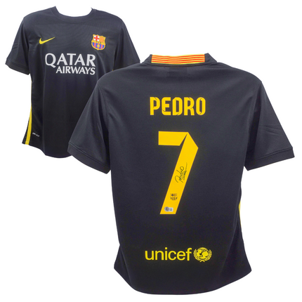 Pedro Ledesma #7 Barcelona 13/14 Third Signed Jersey (Beckett COA)