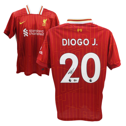 Diogo Jota #20 Liverpool 24/25 Home Signed Jersey (Beckett COA)