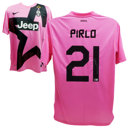 Andrea Pirlo #21 Juventus 11/12 Away Signed Jersey (Beckett COA)