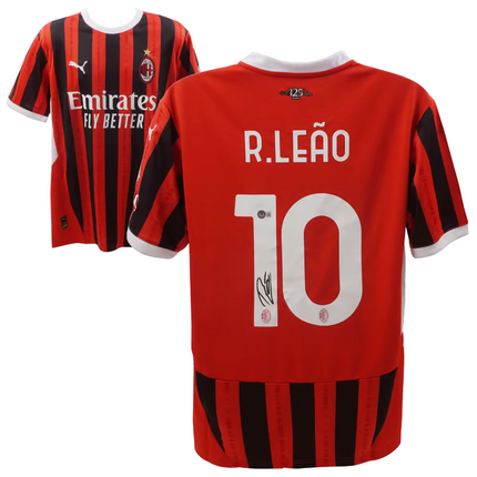 Rafael Leao #10 AC Milan 24/25 Home Signed Jersey (Beckett COA)