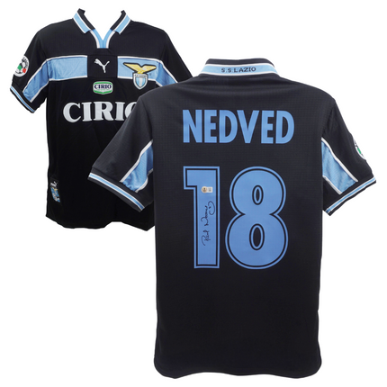 Pavel Nedved #18 Lazio 98-00 Third Signed Jersey (Beckett COA)