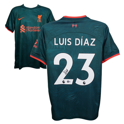 Luis Diaz #23 Liverpool 22/23 Third Signed Jersey (Beckett COA)