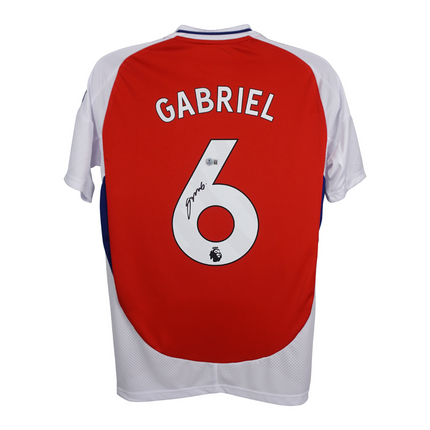 Gabriel Magalhães #6 Arsenal 24/25 Home Signed Jersey (Beckett COA)