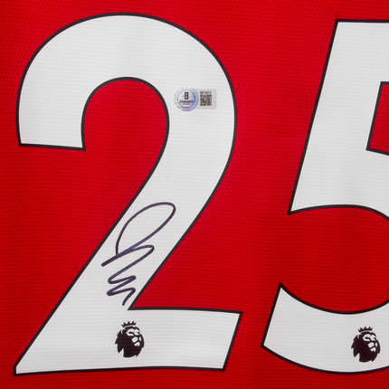 Jadon Sancho #25 Manchester United 21/22 Home Signed Jersey (Beckett COA)